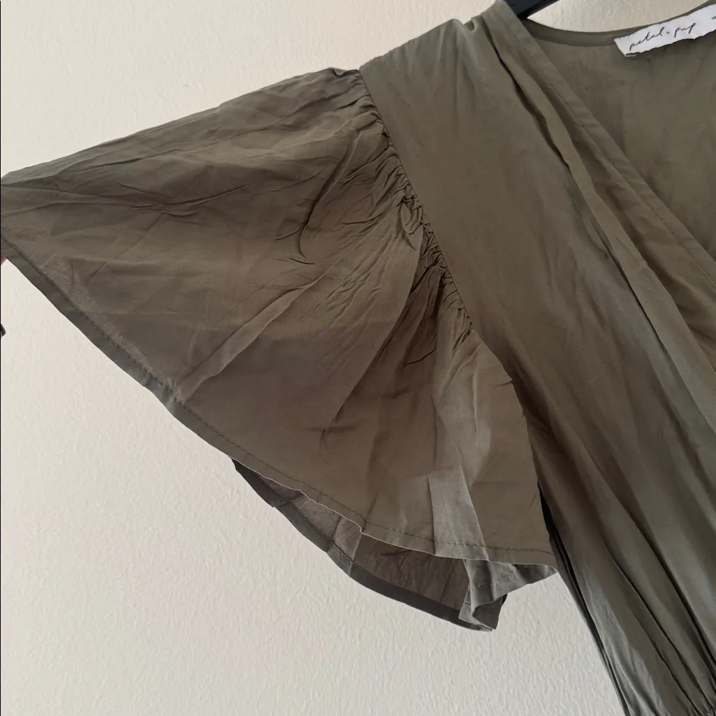 Petal and Pup Barker Dress, Olive, size 4, $89 - Image 10