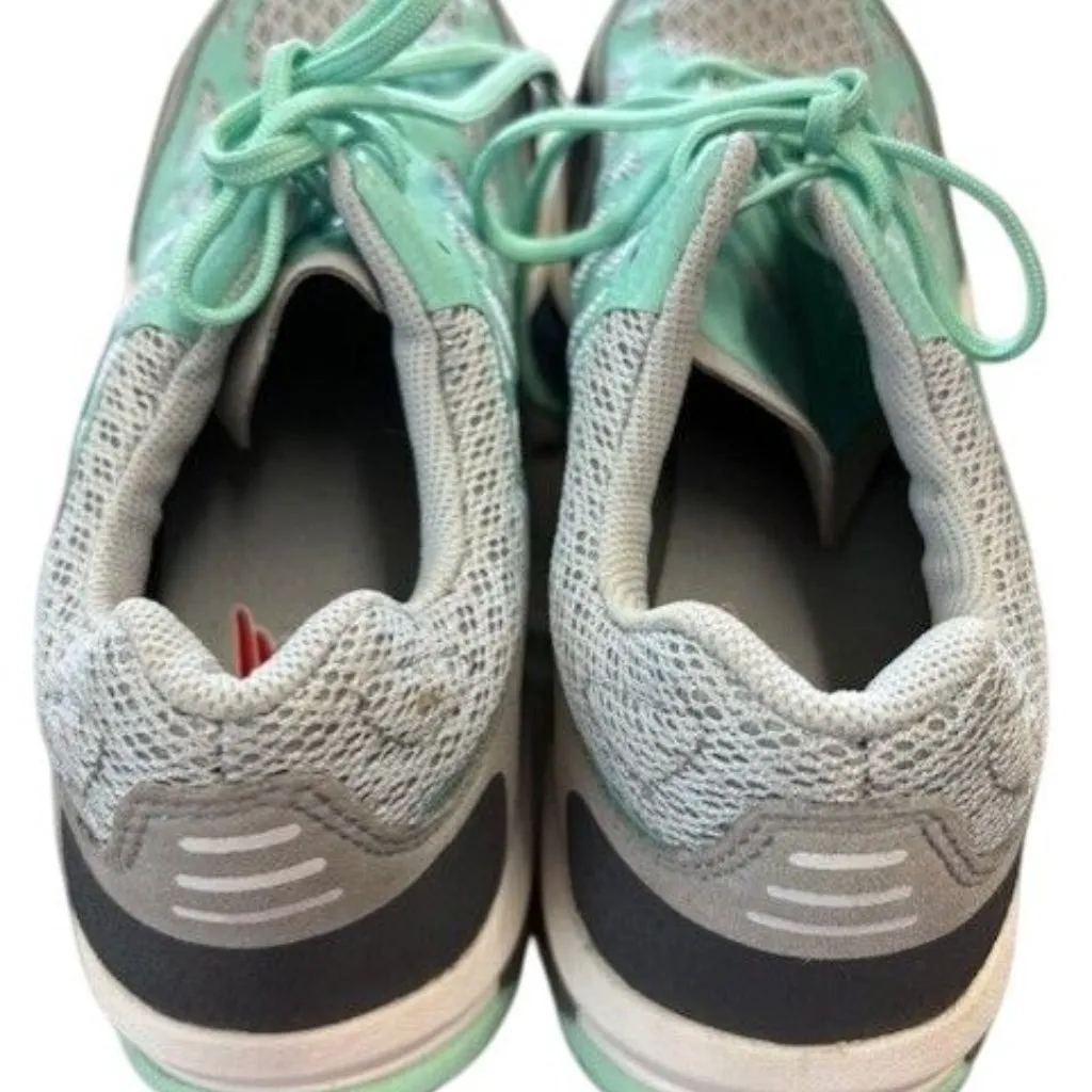 Red Wing Steel Toe Shoes Womens Athletic Sneakers Size 10 Mint Green & Gray Mesh - Image 4