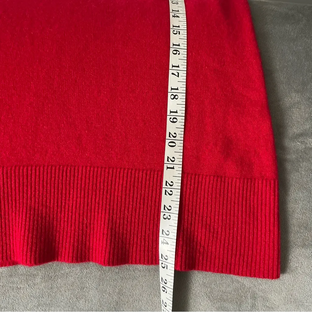 Pretty CASHMERE sweater🌹🌹 Red Size M - Image 6