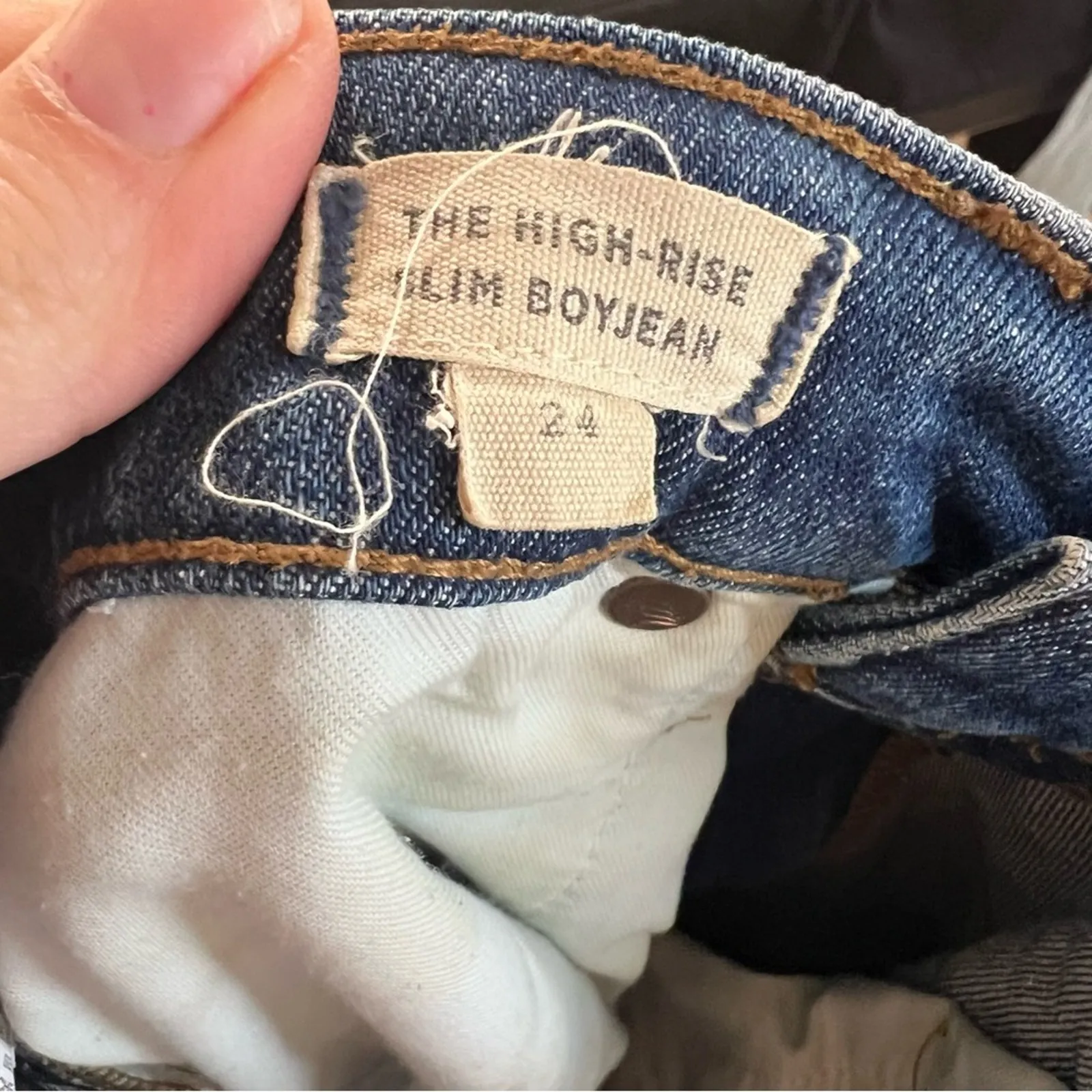 Madewell the high rise slim boyfriend distressed jeans 24 - Image 5