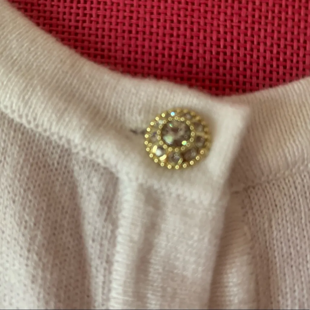 Puff sleeve cardigan white size M Size M - Image 7