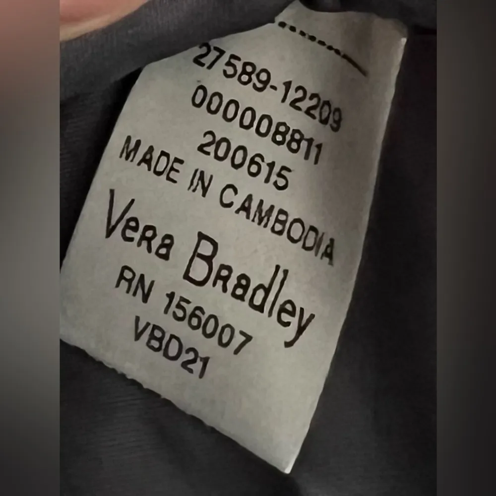 Vera Bradley | ladies Stellar Paisley RFID Euro trifold wallet. - Image 9