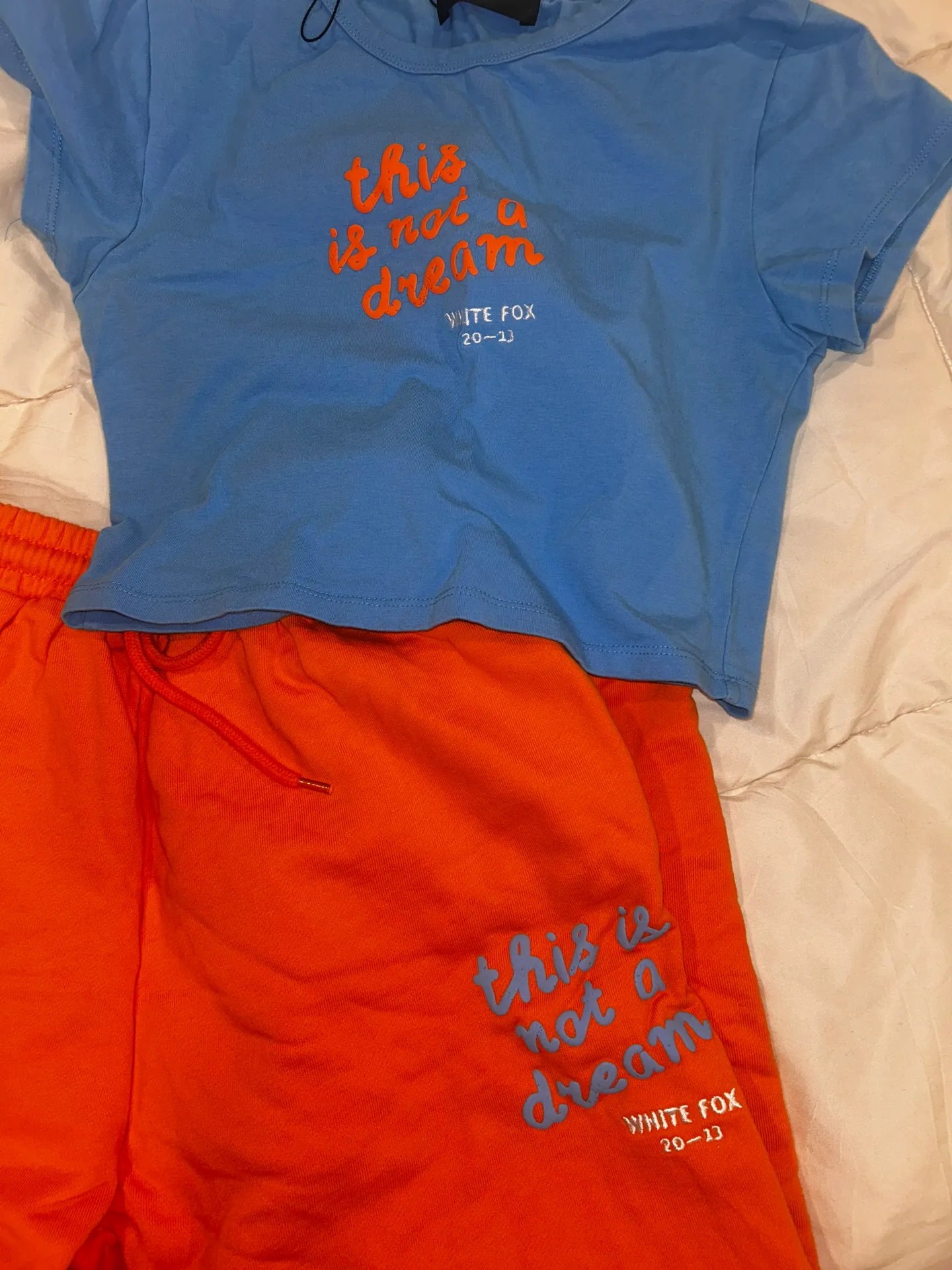 two piece white fox set  - Image 2