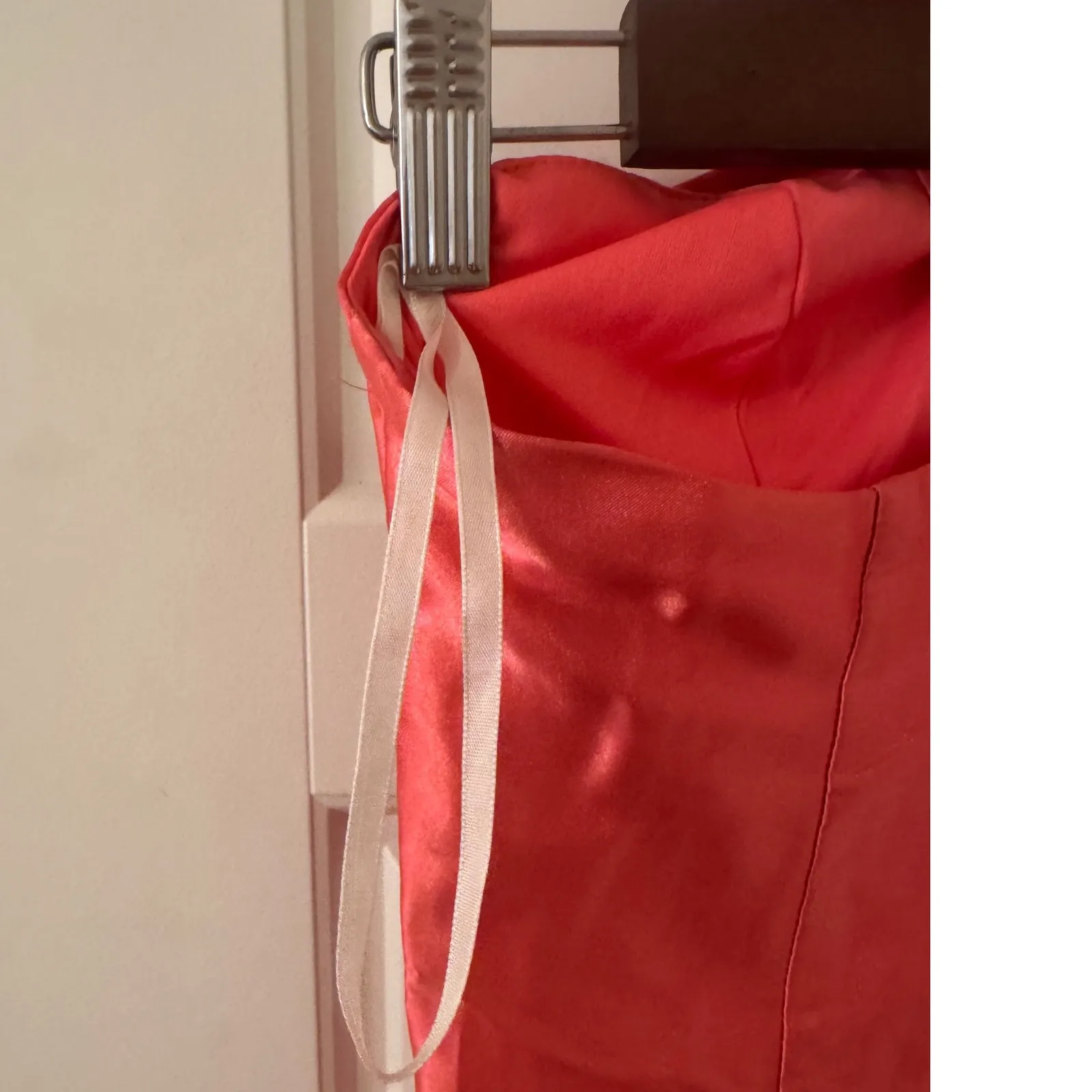 90s Vintage GUNNESAX sz 3/4 Women Satin Pink Halter Occasion Dress Evening Party - Image 14