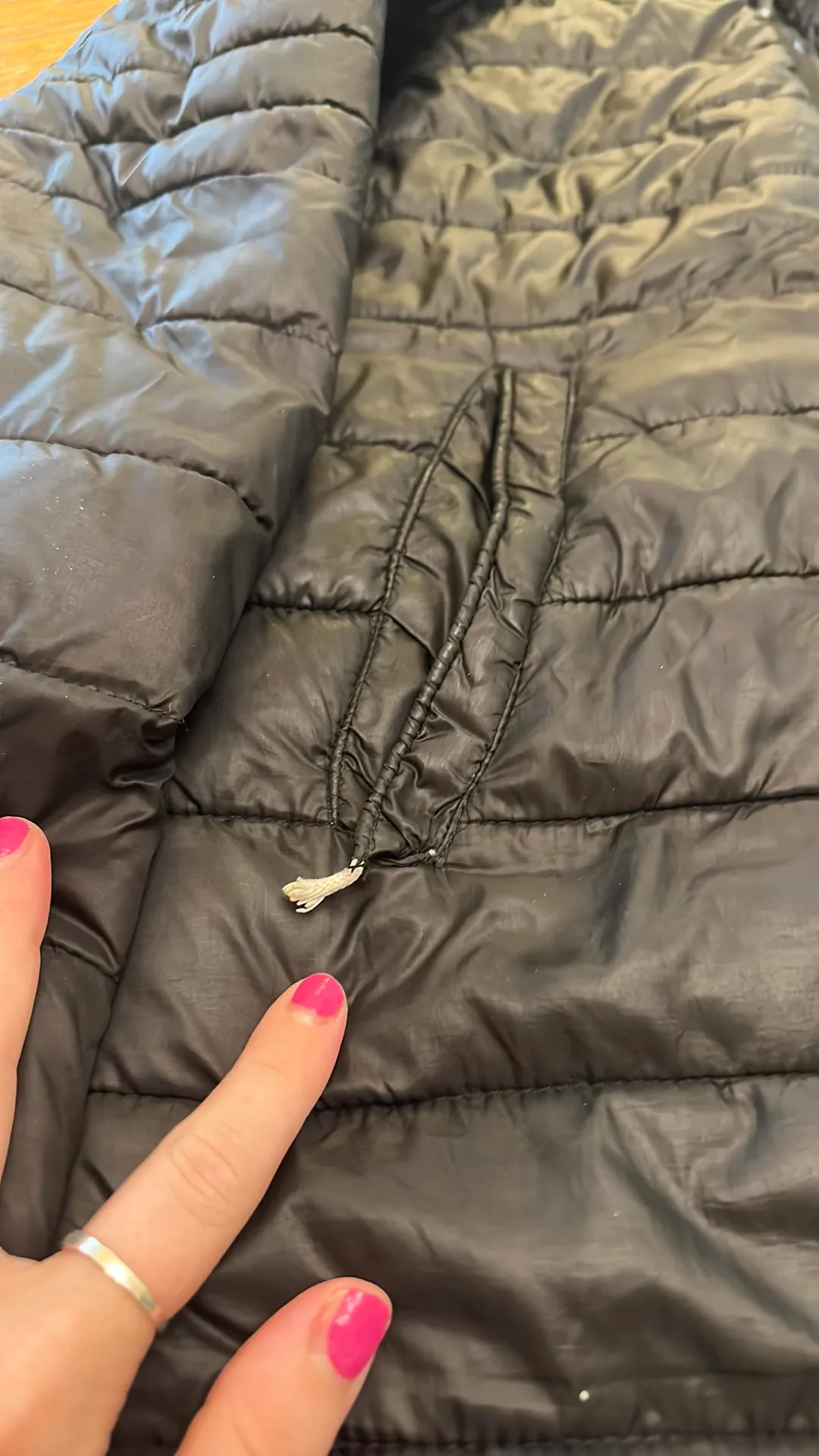 Champion Black Puffer Coat - Image 5