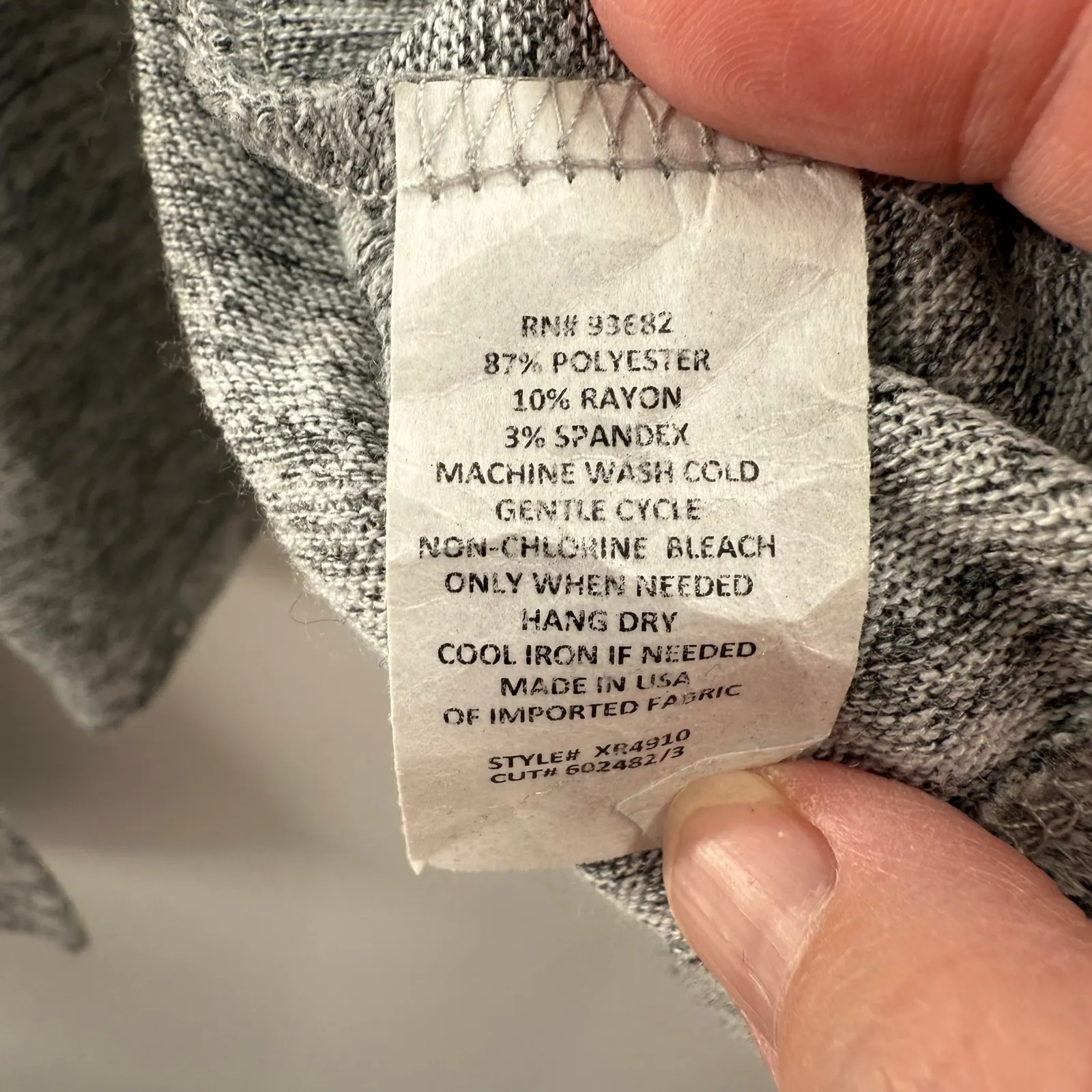 Forgotten Grace Hooded Cardigan Open Front Lightweight Comfy Heather Gray 1X - Image 3