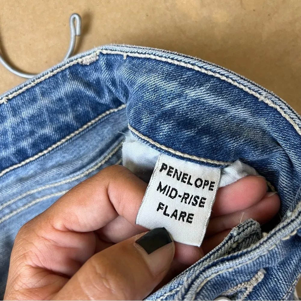 Tularosa Penelope Mid Rise Flare Jeans - Image 8