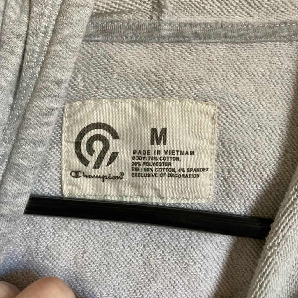 🌞C9 by Champion Gray Long Sleeve Oversized Hoodie Sweatshirt Size M - Image 3