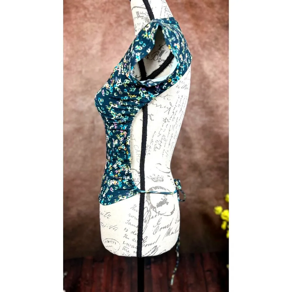 Isabel Marant Étoile Juvia Backless Top - Teal - size 38 (8) - Image 9