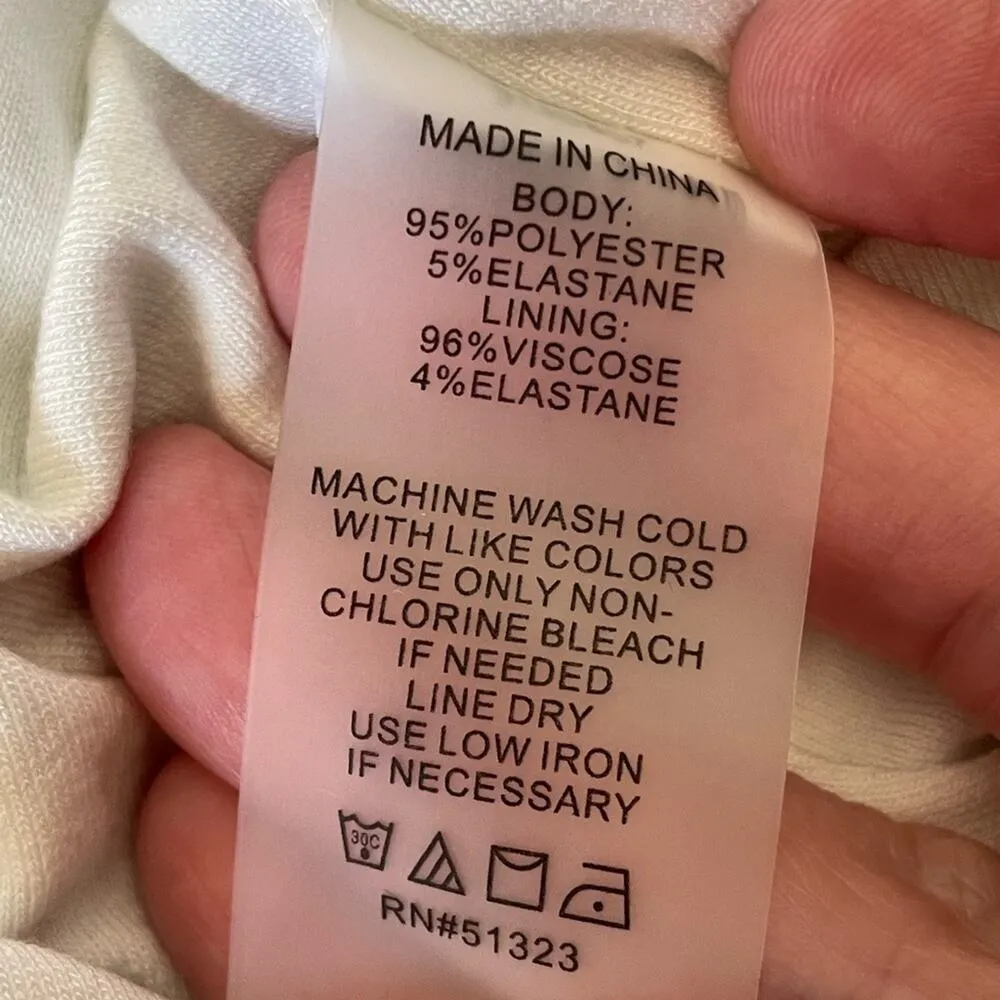 Vince Camuto Mosaic Seas Teal Stripe Ponte Skirt size Small NWOT - Image 4