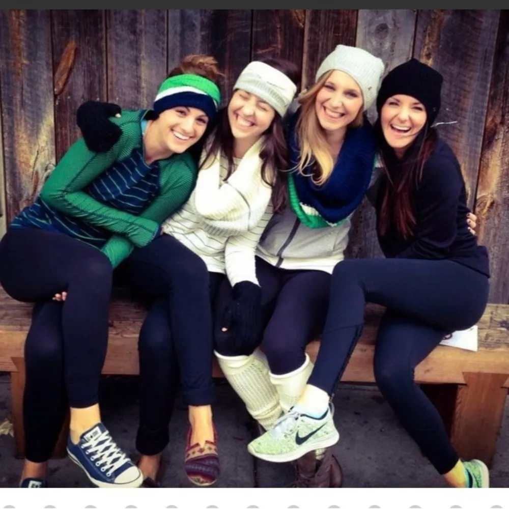 Lululemon Full Tilt L/S Slalom Stripe Inkwell Hyper Stripe Green Bean Inkwell 6 - Image 4