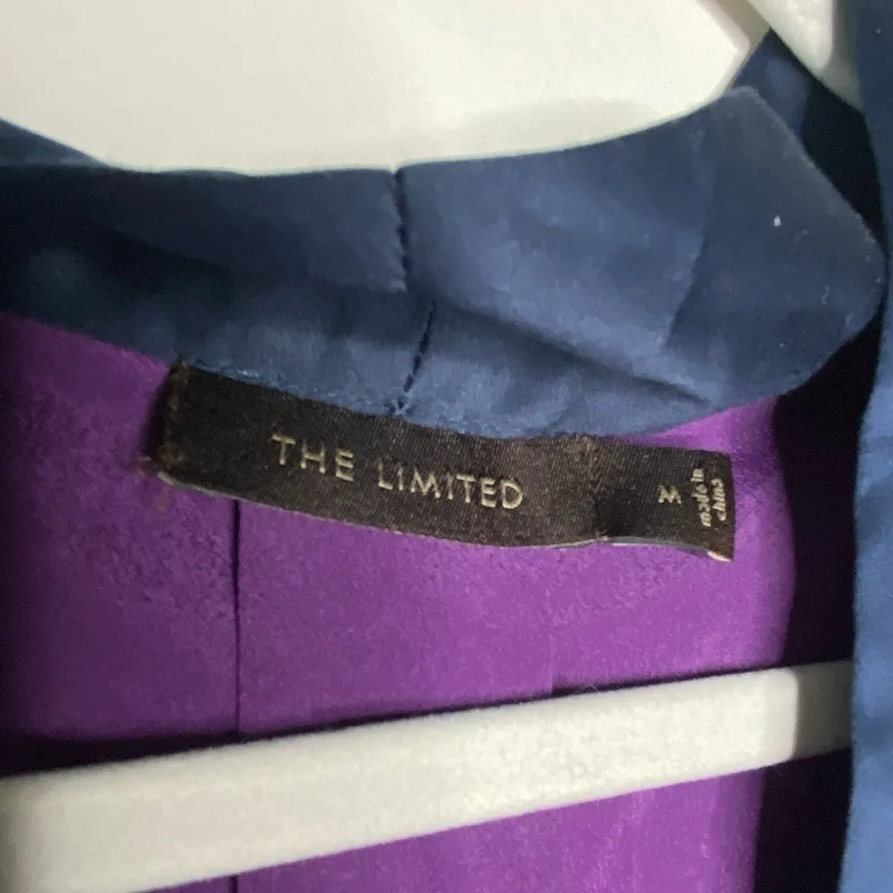 The Limited Multicolor Scoop Neck Satin Finish Sleeveless Blouse Top - Image 4