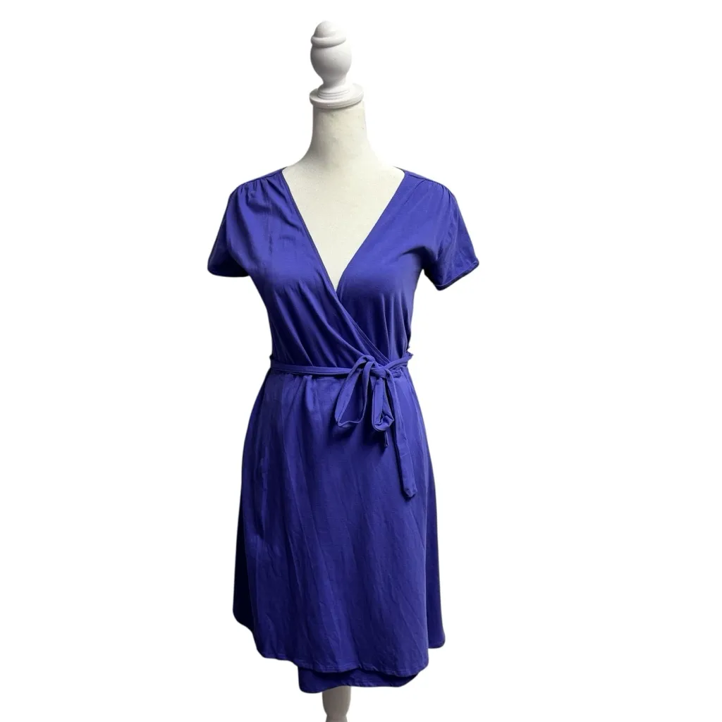 Pact Organic Cotton Short Sleeve Wrap Dress V - Image 2