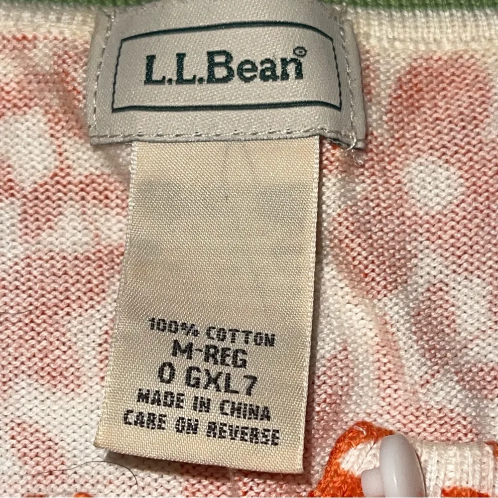 L.L. Bean Floral Cardigan - Image 4