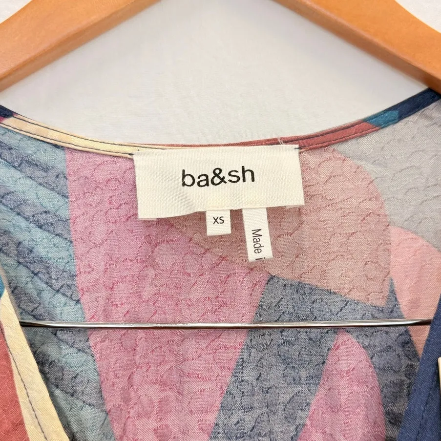 BA&SH NEW Wina Dress Night Blue‎ XS Dinner Event Holiday New Year Holiday - Image 7