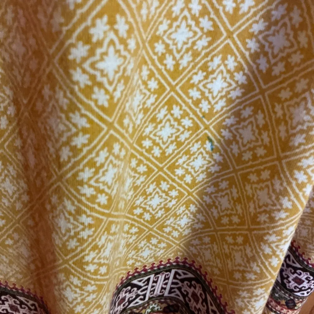 Eliane Rose Ethnic Summer Boho Top Gold Size 1X - Image 6