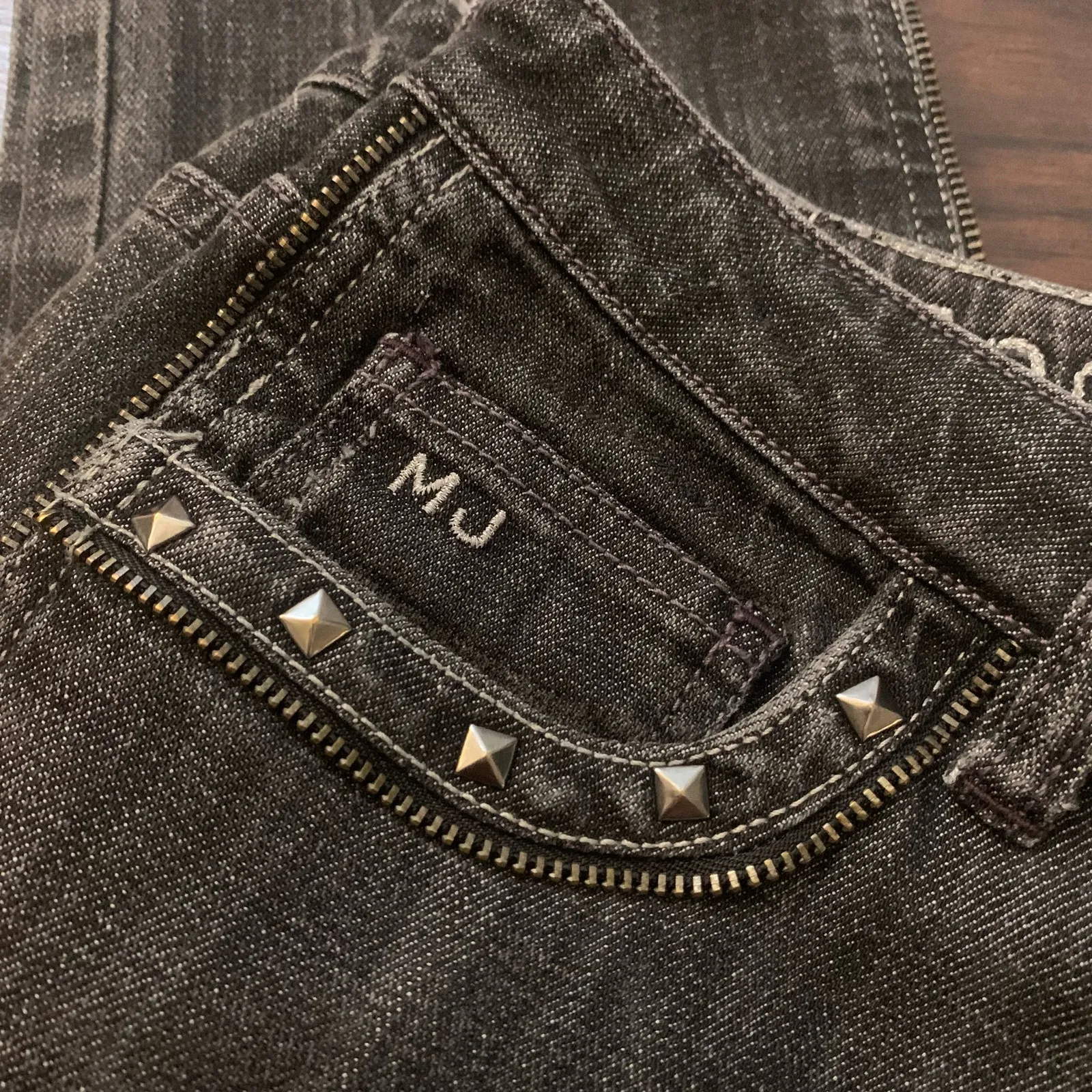 Marc Jacobs black slim straight leg jeans size 29 - Image 6