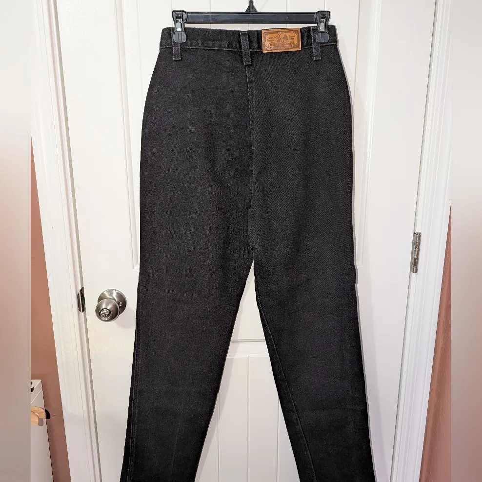 Y2K Rocky Mountain High Rise Jeans W7/8 Black Wash - Image 2