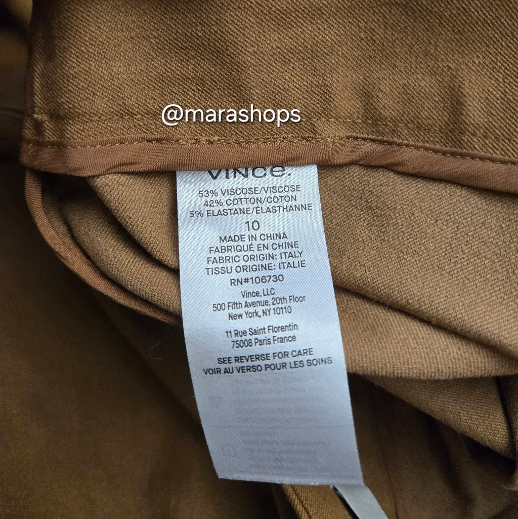 Vince Kick Mid-Rise Crop Flare Stretch Pant - Image 8