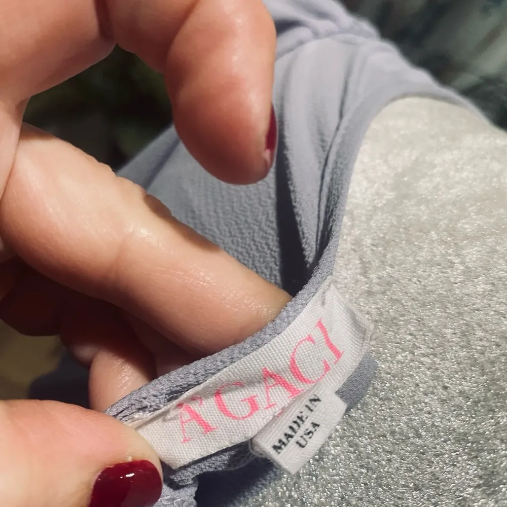 a'gaci Lavender 💜 Ruffled Fitted Blouse - Image 2