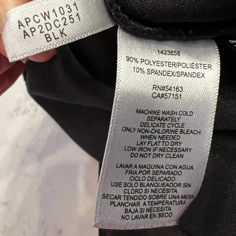 Andrew Marc Microfiber Stretch Black Pull On Legging Pants Size XL  1423658 - Image 8