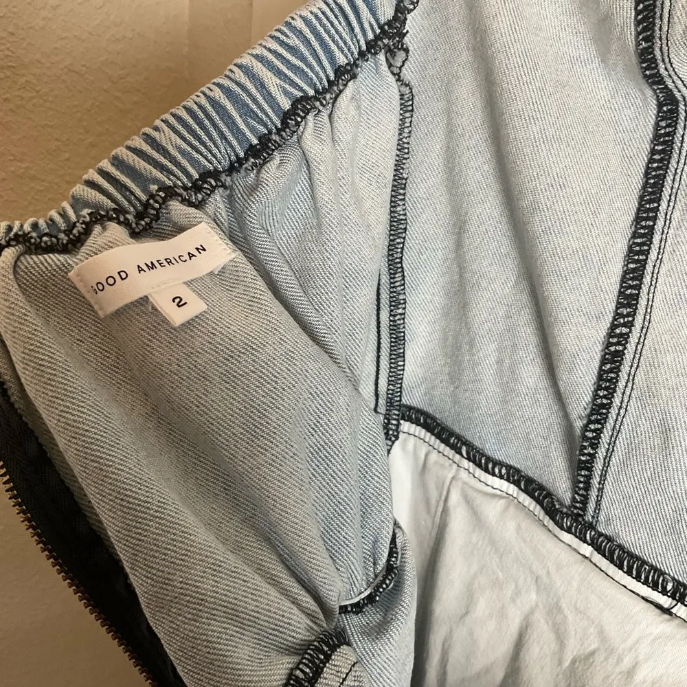 Good American Strapless Light Blue Denim Women’s romper size 2 - Image 9