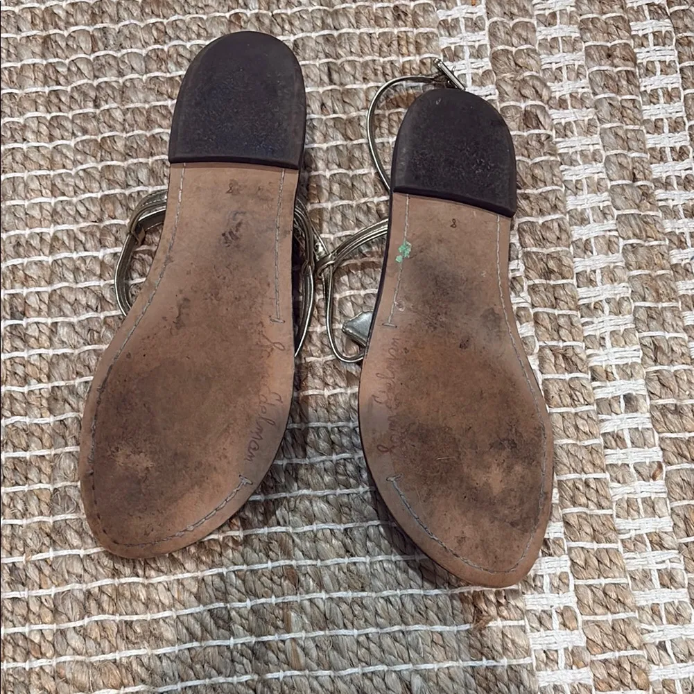 Sam Edelman Gigi Gold Sandals - Image 11