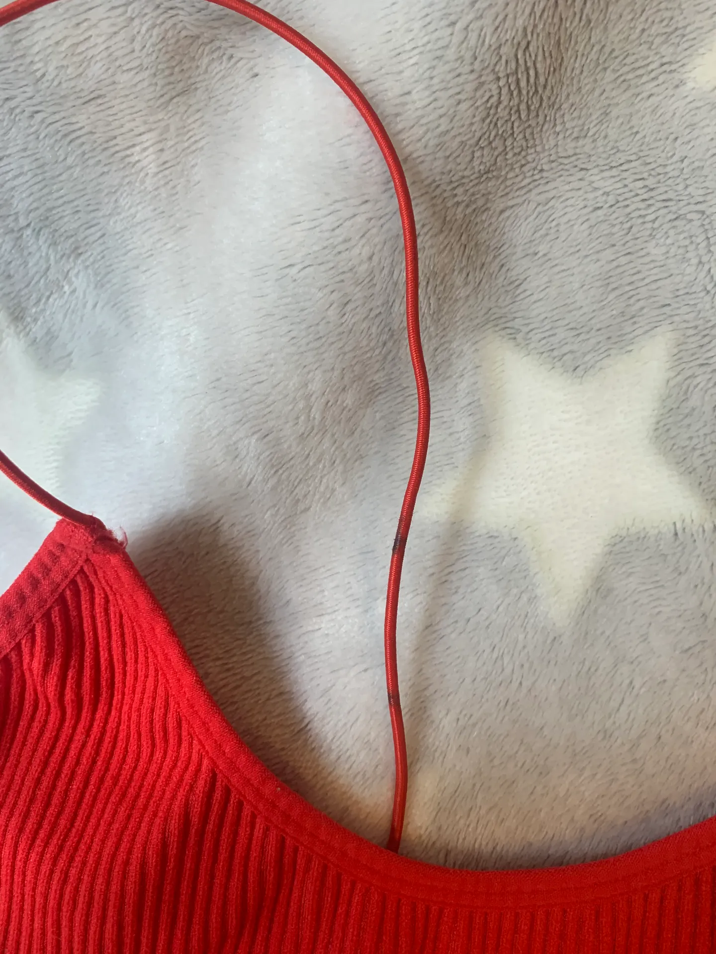 Primark Red Seamless Crop Top - Image 3