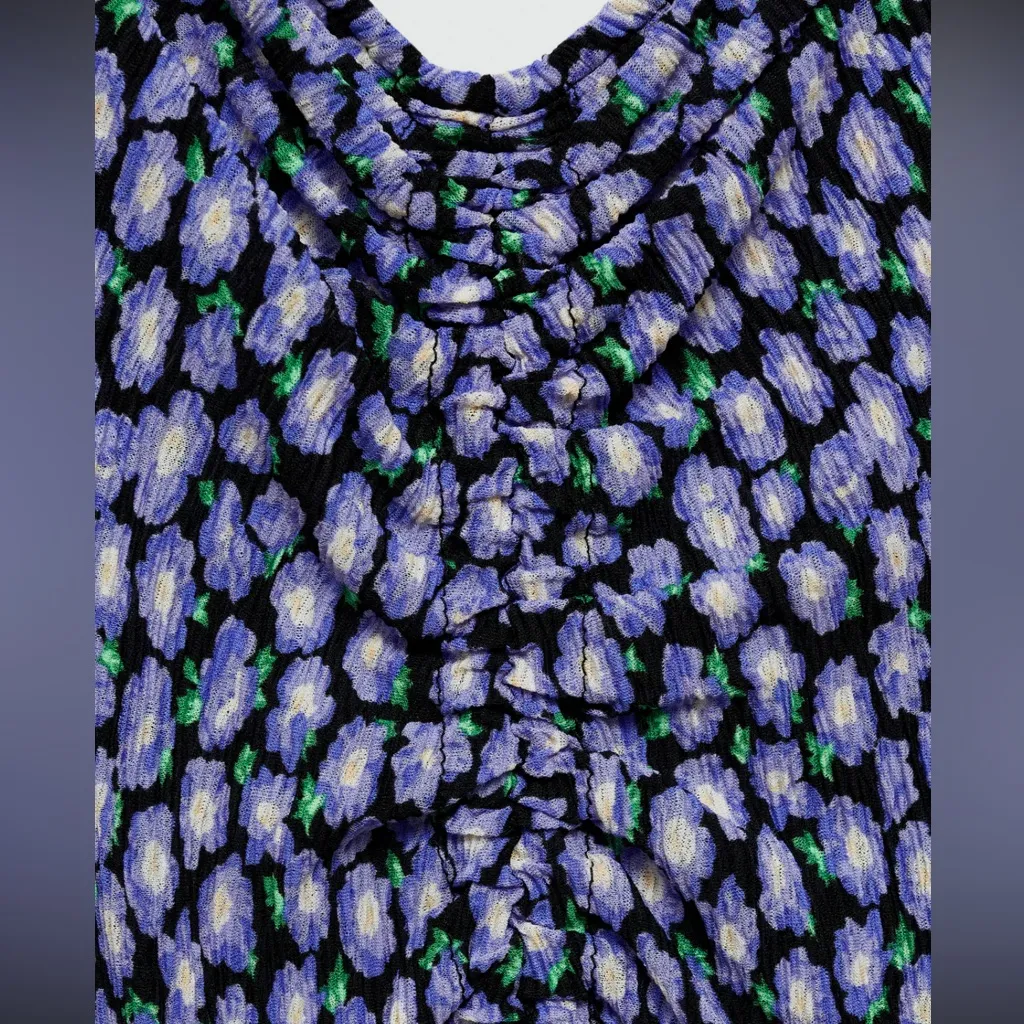 Mango Long Printed Dress - Image 5