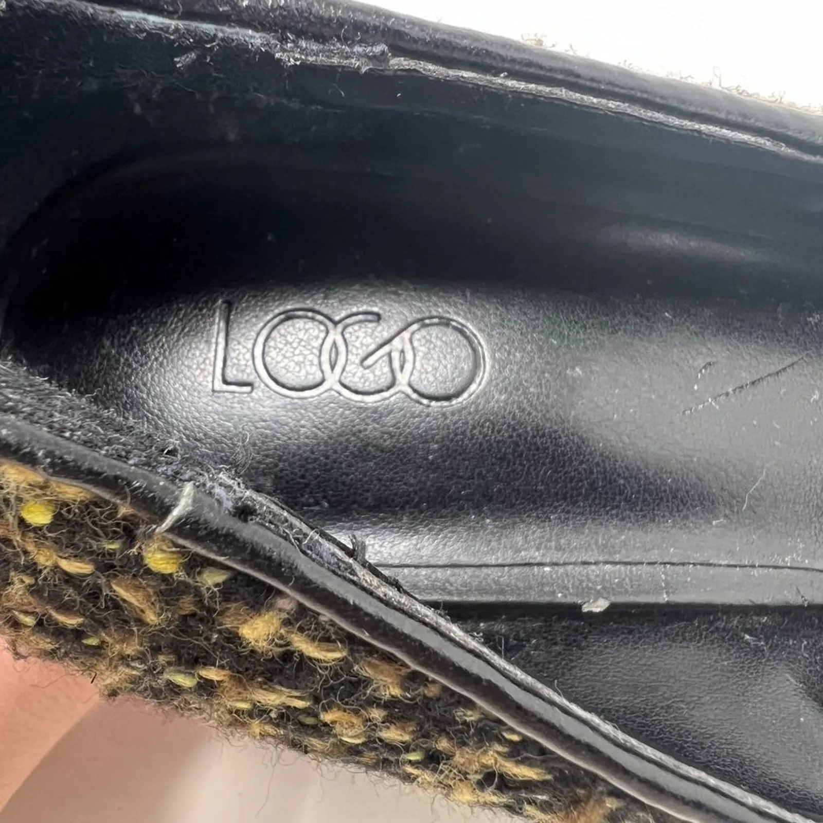 Logo by Lori Goldstein Liza Tweed Pointed Toe Pumps 8.5M Academia Career Preppy - Image 8