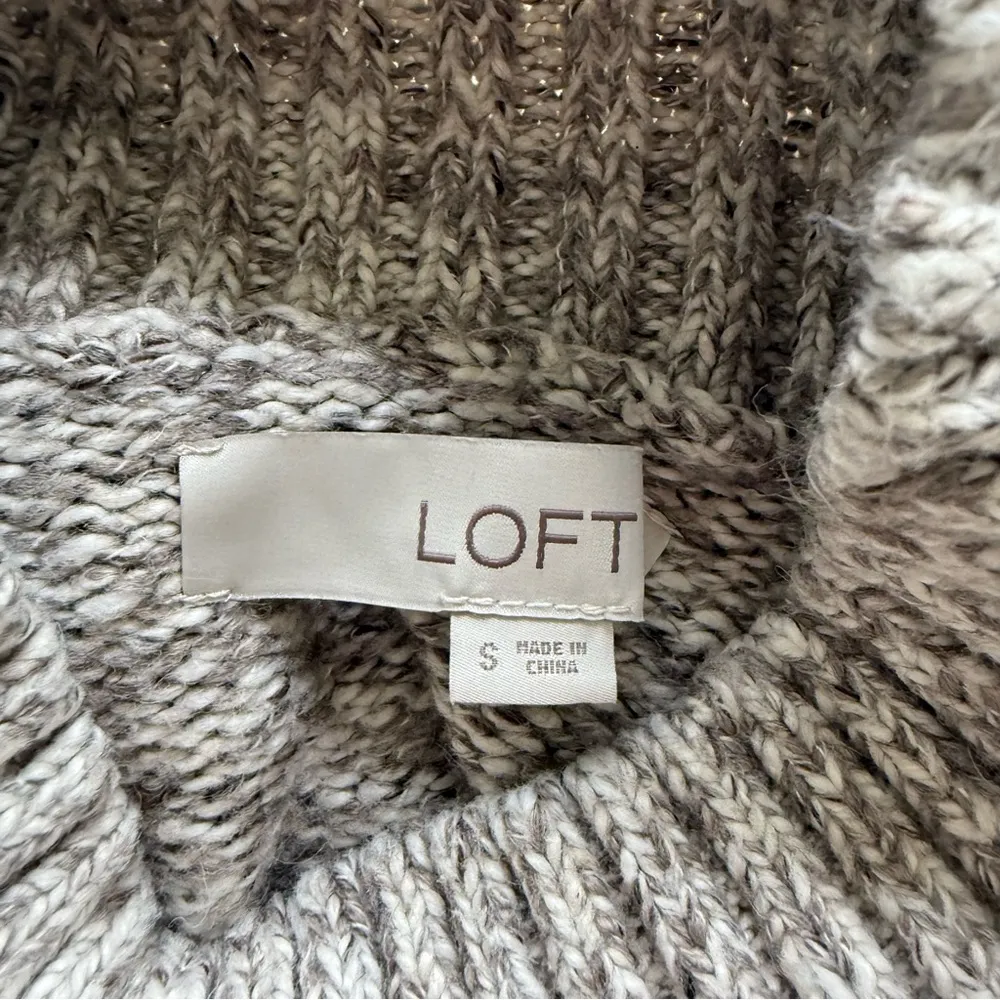 LOFT Polar Bear Fringe Sweater size Small - Image 6