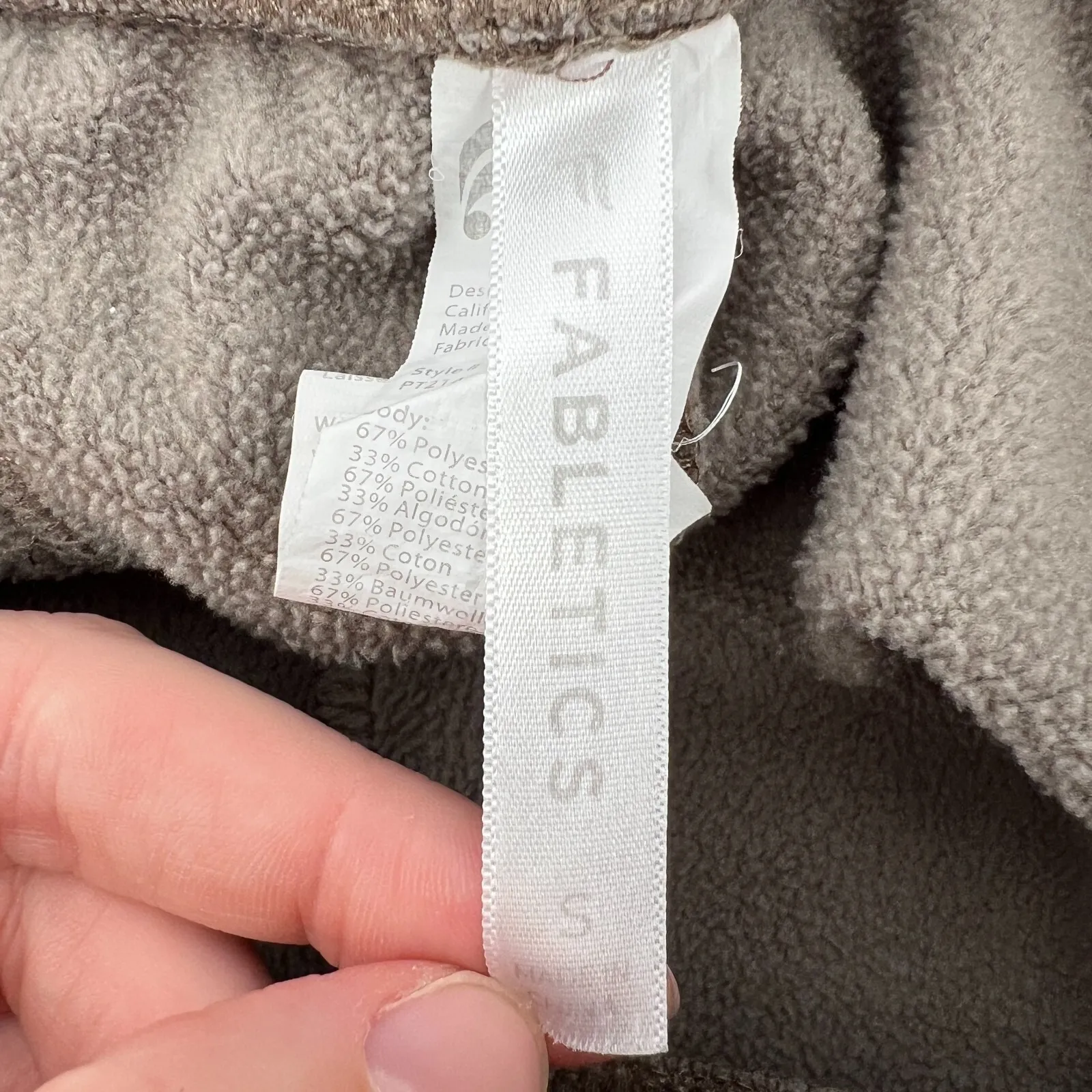 Fabletics Women S Brown High Waisted‎ Go-To Tapered Jogger Sweatpants Pockets - Image 4