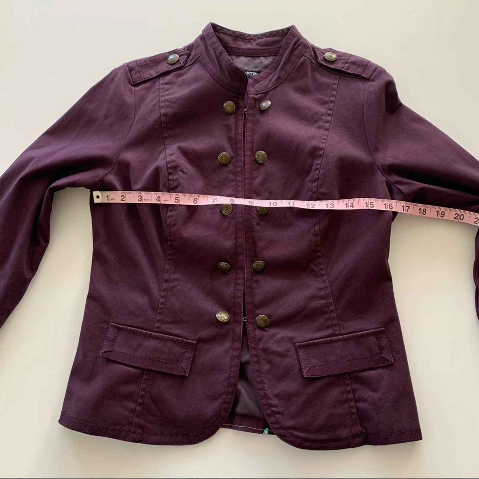 Via Penny Lane Reworked Apparel | Diana Ross Graphic Purple Blazer Jacket - Image 6