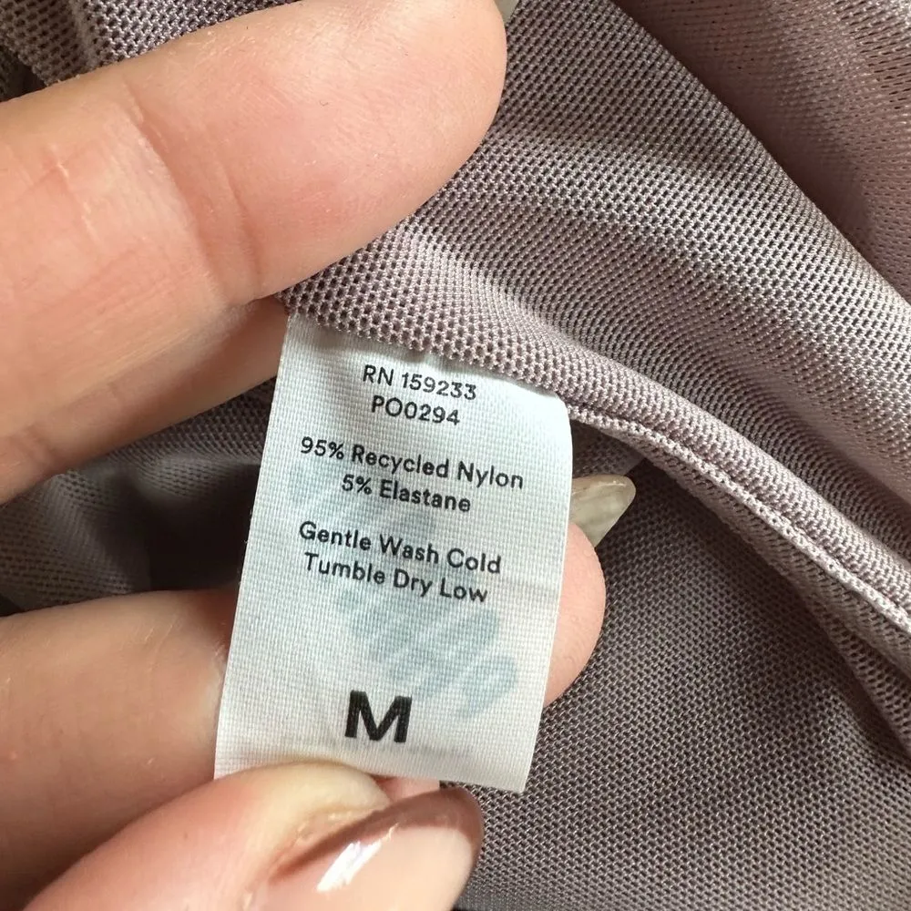 Parade Nude Silky 2 Layers Mesh Sheer Support Breathable Second Skin Bodysuit M Size M - Image 5