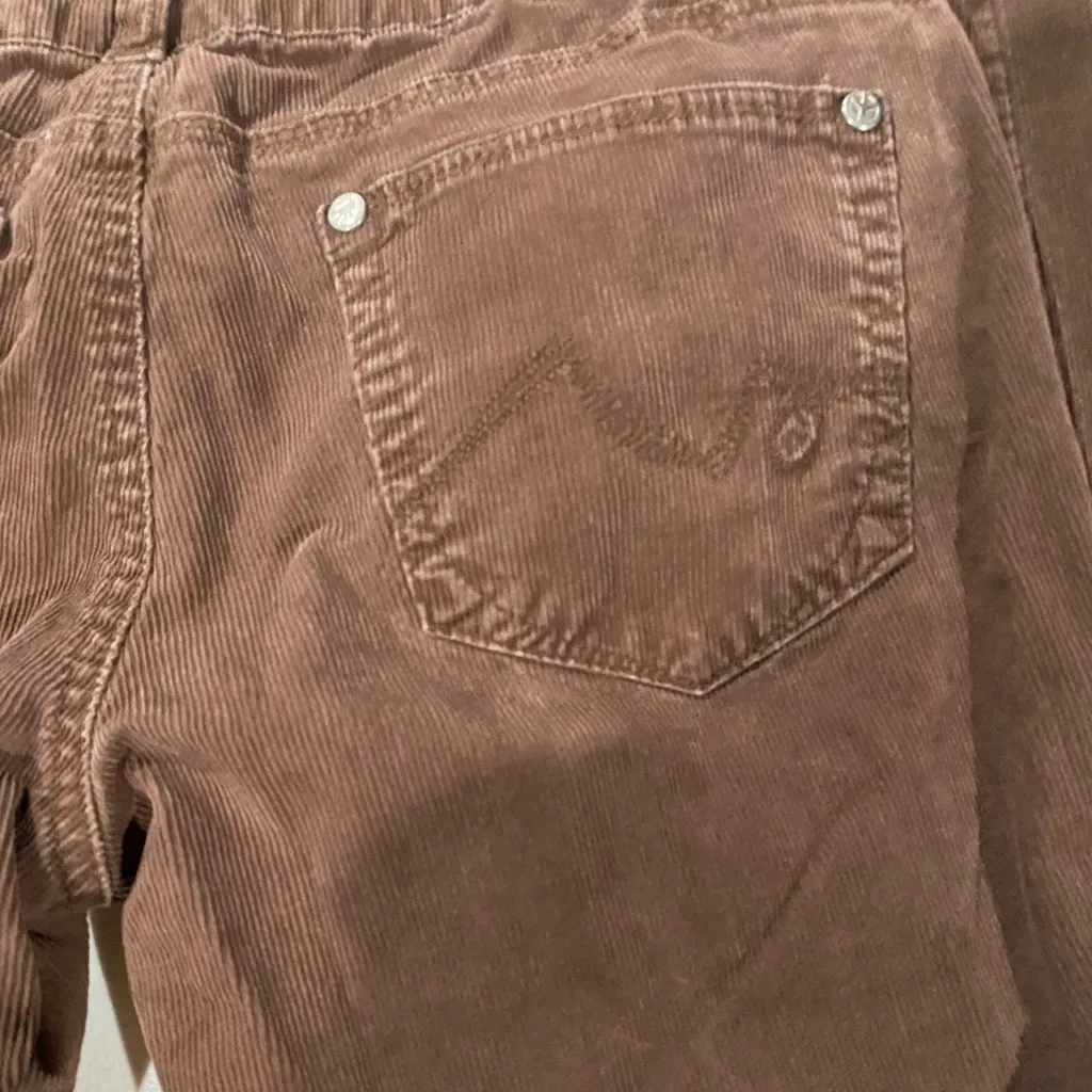 Peace love brown corduroy pants size 7 - Image 5