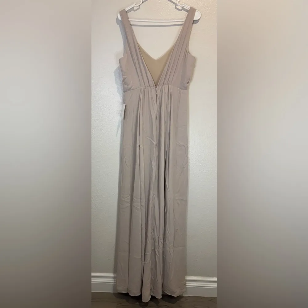Show Me Your Mumu Jenn Maxi Dress in Cream Show Me the Ring Crisp Size XXS‎ - Image 7