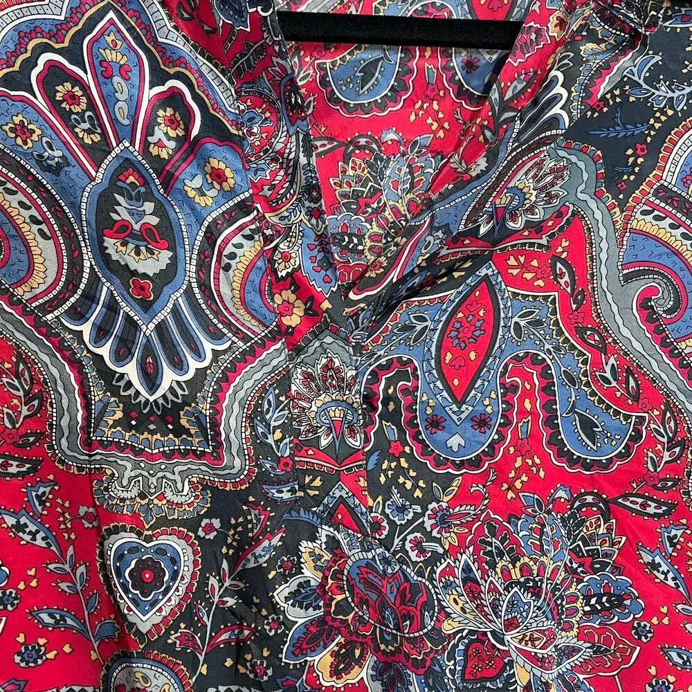 Alfred Dunner Petite Vintage Size 10 Floral Paisley Elastic Waist 2-Piece Skirt - Image 10