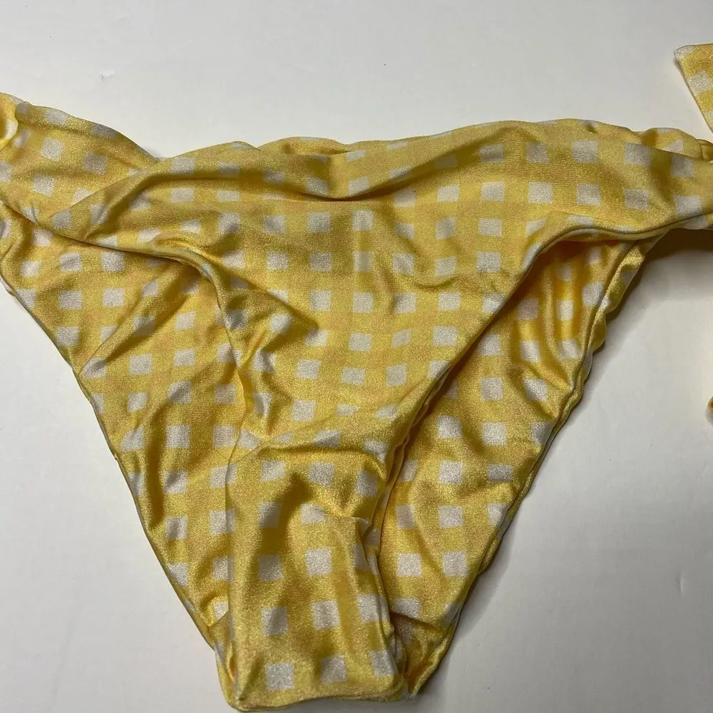 Faithfull the Brand Gingham Bikini Bottom - Image 2
