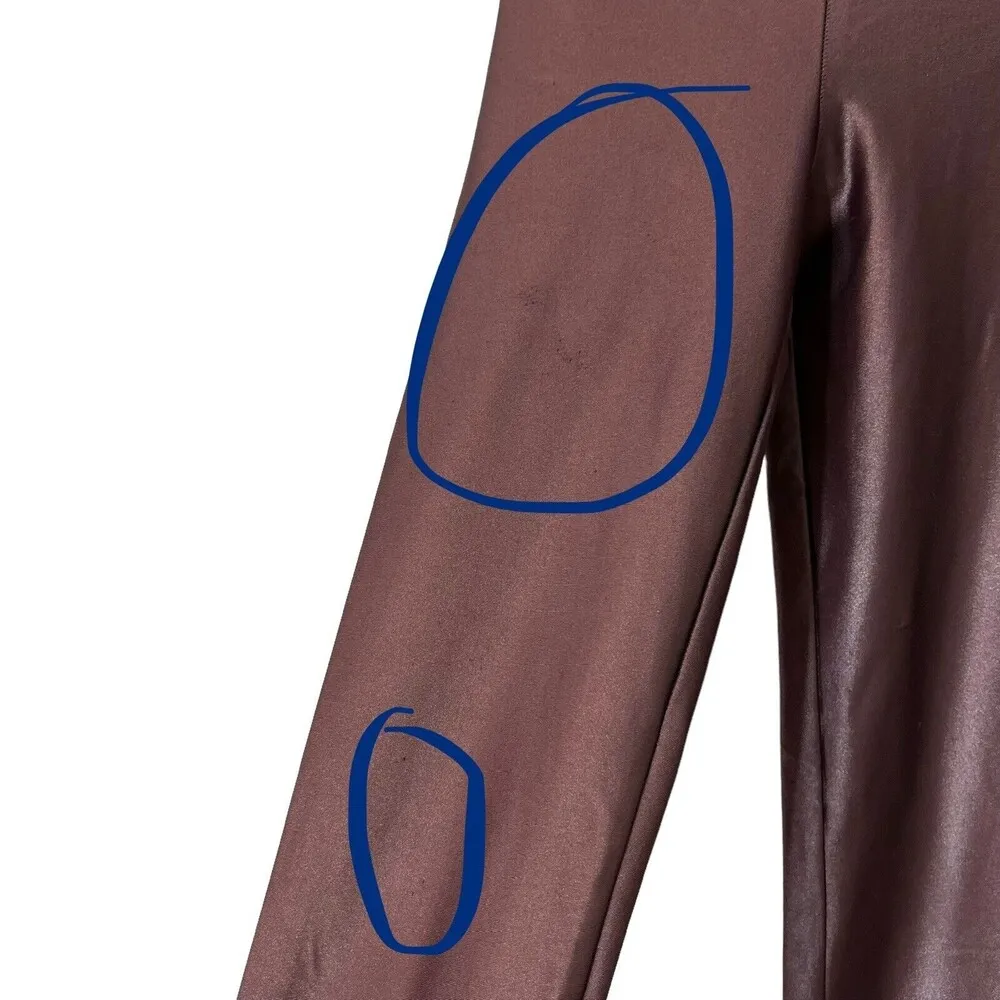 Koral Lustrous High Rise Legging Bordeaux Yoga Exercise Workout Gym Size XS - Image 10