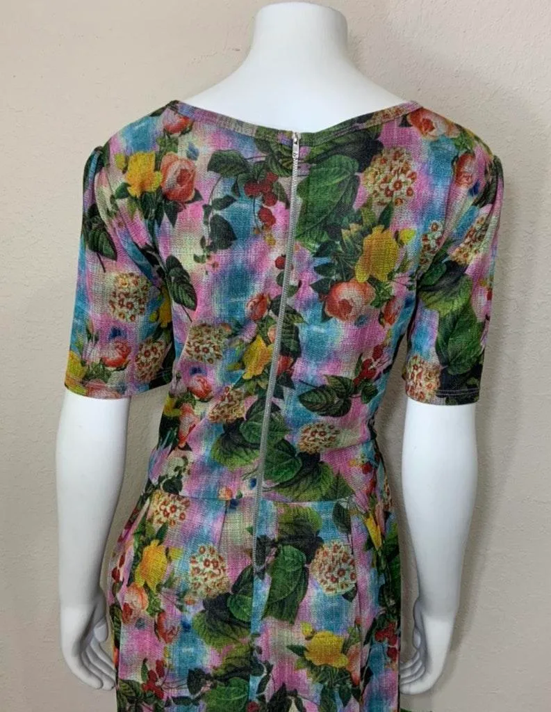 Amelia Sunrise Sunset Floral Stretch Dress - Image 9