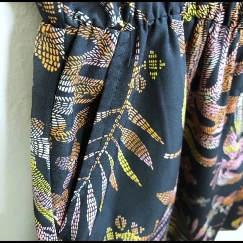 A New Day Black Floral Halter Romper - Image 6