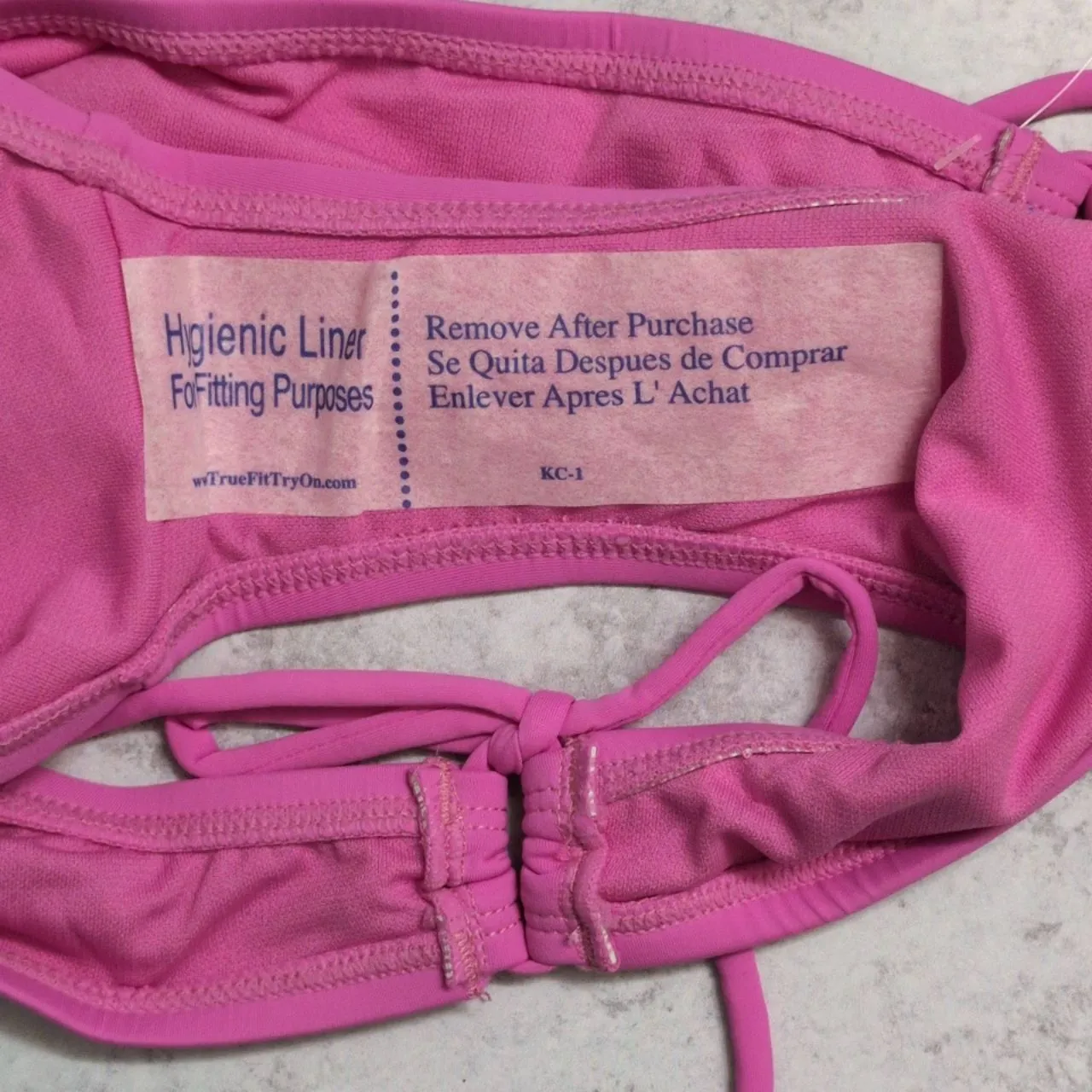 NWT Hobie Pink Side Ties Bikini Hipster Swimwear Bottom Swim Small - Image 5