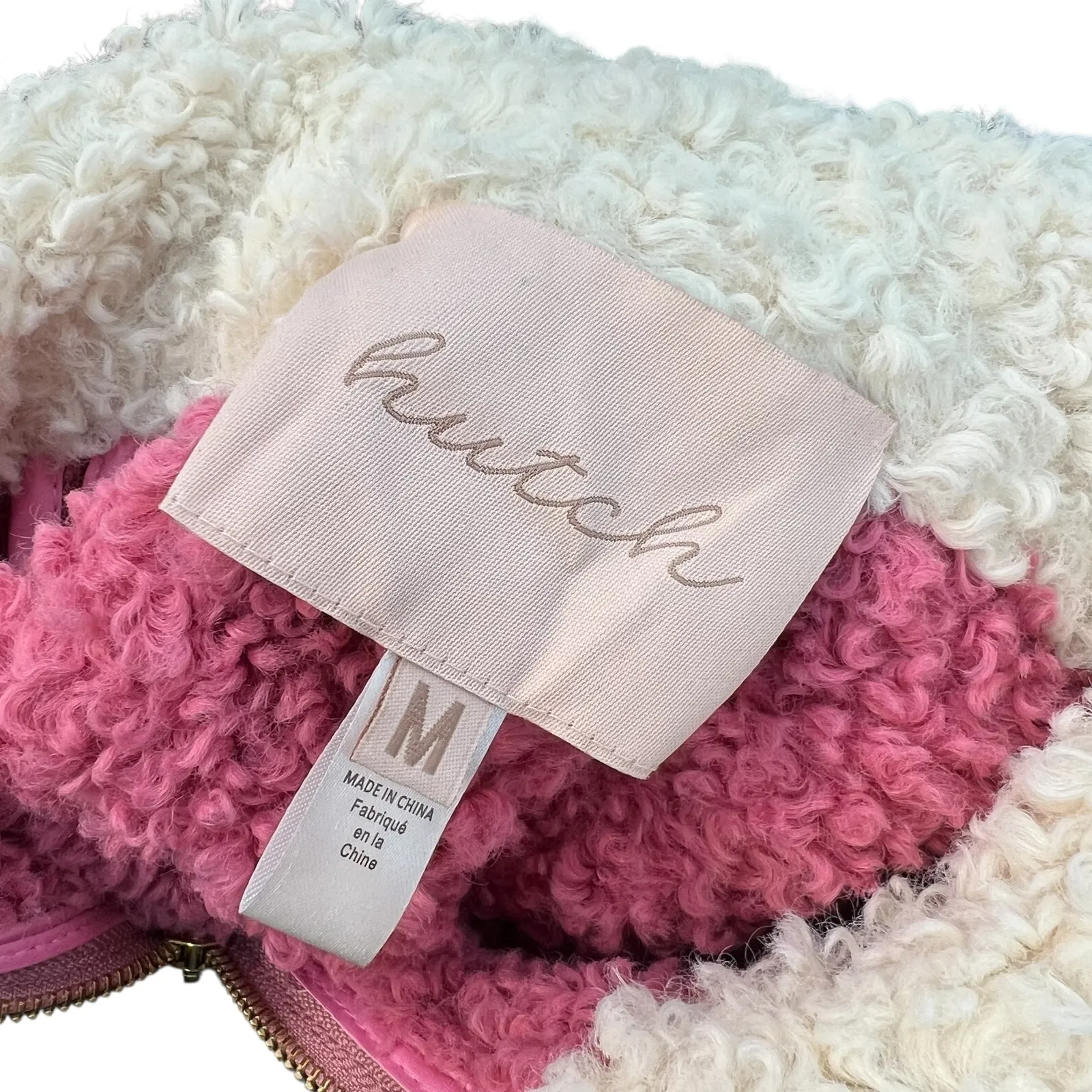 Anthropologie Hutch Faux Suede Colorblock Bomber Jacket Pink Size Medium - Image 11