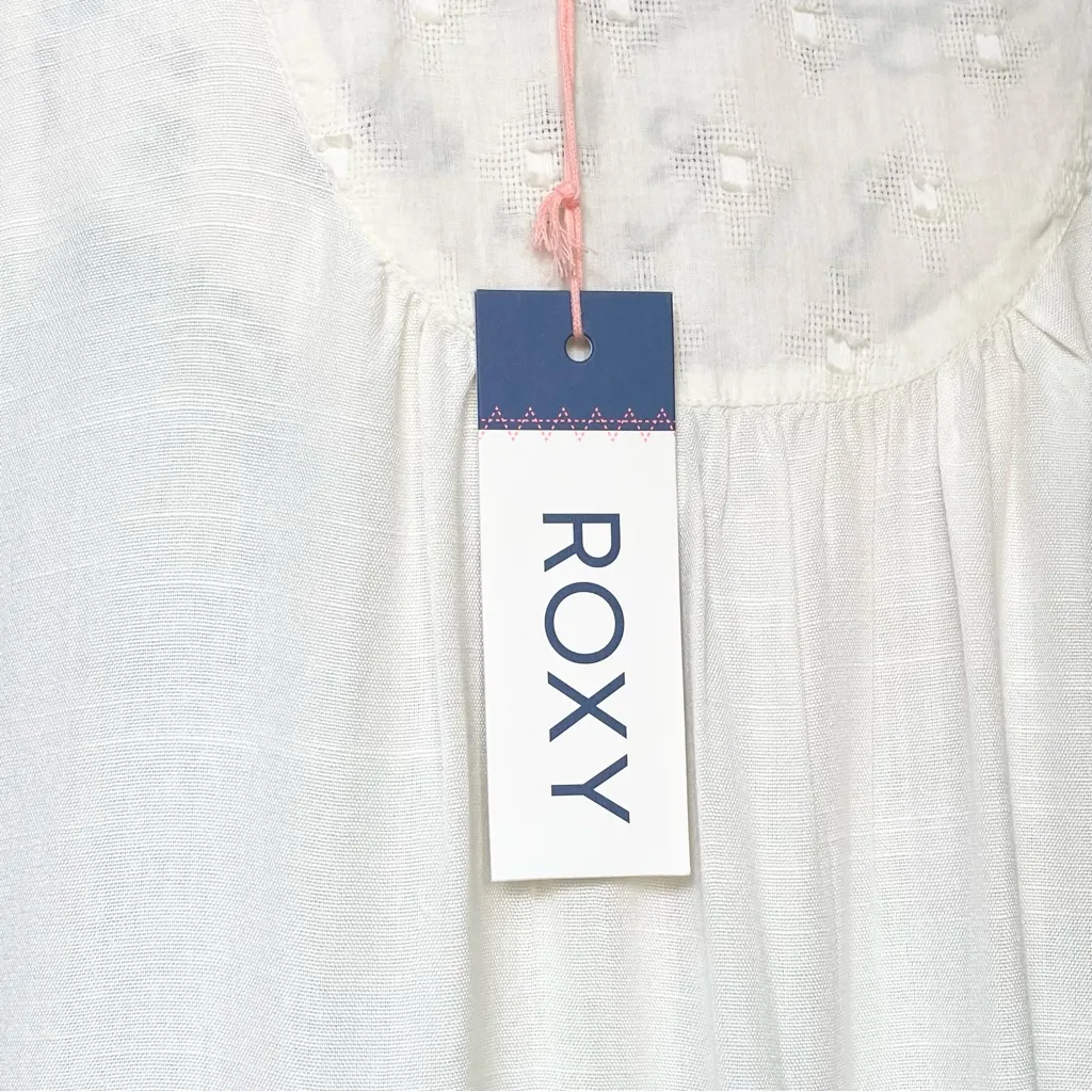 Roxy Sun Rays Cream Beach Cover Up Summer Dress - S - Image 5