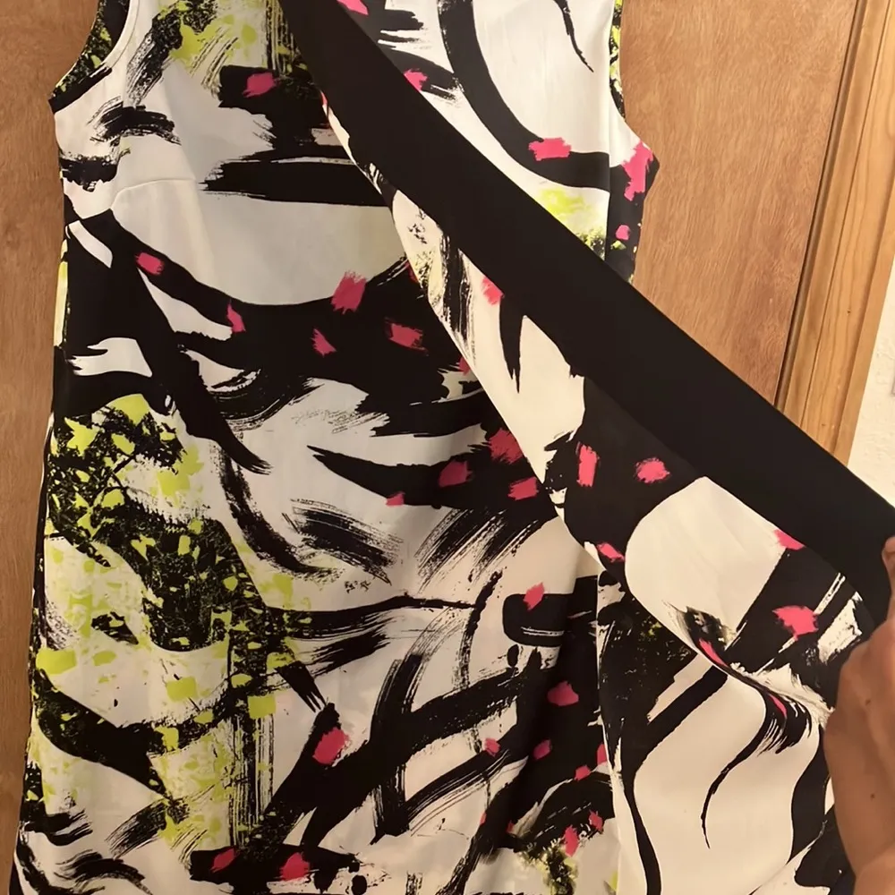 Catherine Malandrino  paint splash print sheath dress - Image 4