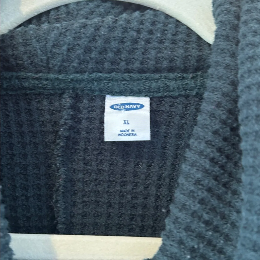 Old navy funnel neck ribbed forest dark green sweater - Image 3