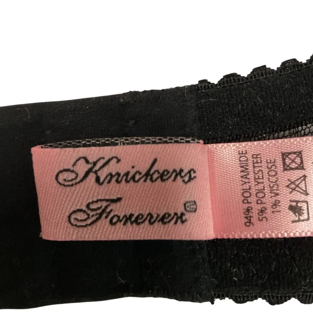 Agent Provocateur Women's Lorna‎ Lace Plunge Underwired Bra Size 32DD Black Mesh - Image 11