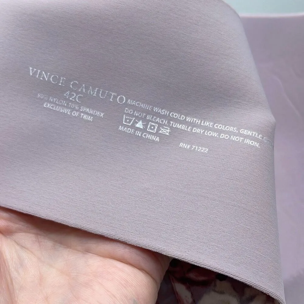 Vince Camuto size 42C flower pattern bra - Image 4