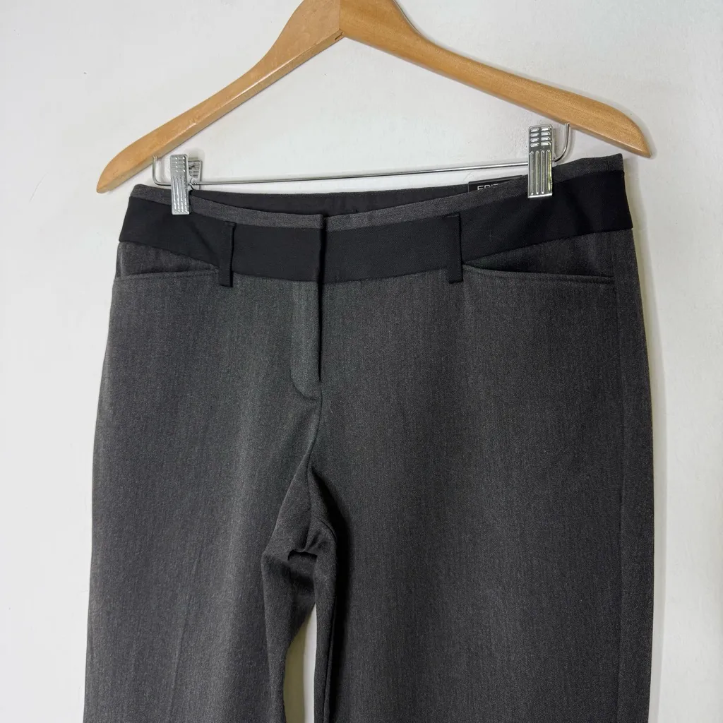 Express Editor Barely Boot Pants Charcoal Gray Size 8R NWT - Image 6