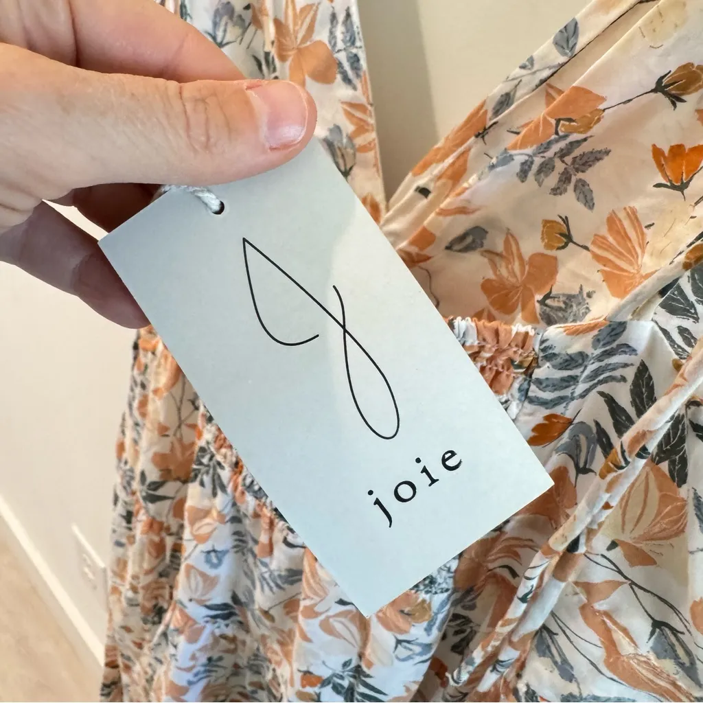 Joie Tiered Sleeveless Floral Midi Dress Size 8 NWT - Image 6